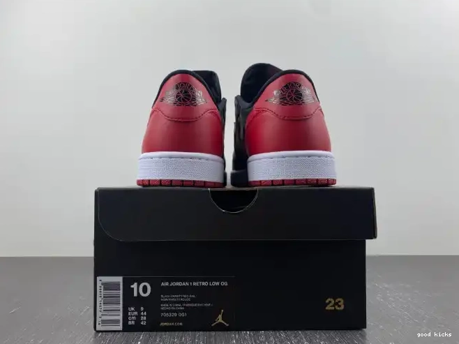 80% Off Sale 705329-001 Air Jordan Retro 1 Bred Low 0408